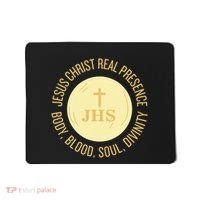 Eucharist Jesus Christ Presence Body Blood Soul Divinity Mousepad thumb 0