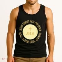 Eucharist Jesus Christ Presence Body Blood Soul Divinity Tank Top thumb 3