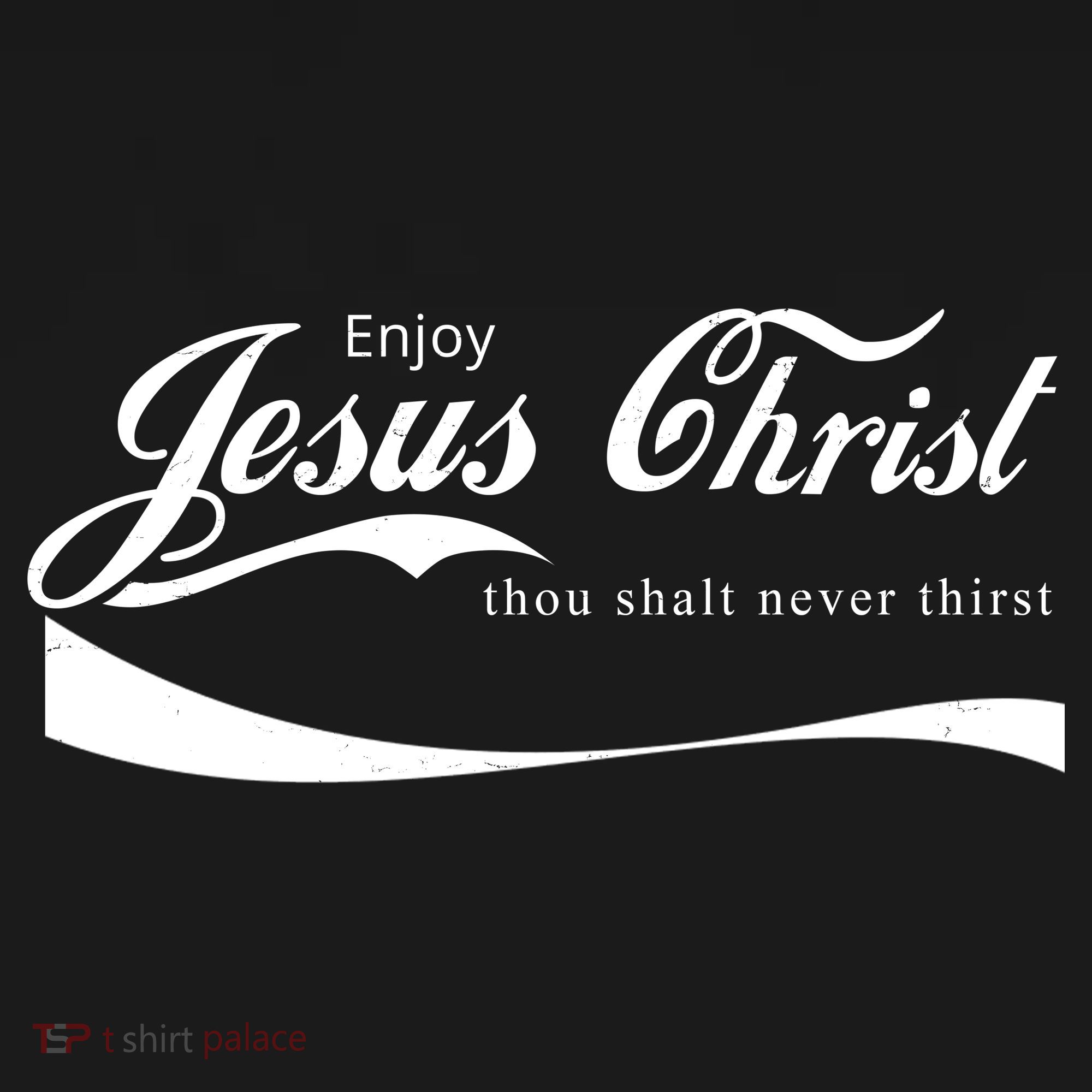 Enjoy Jesus Christ Thou Shalt Never Thirst Coaster