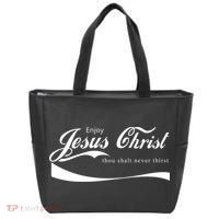 Enjoy Jesus Christ Thou Shalt Never Thirst Tote Bag thumb 0