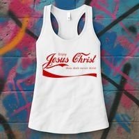 Enjoy Jesus Christ Thou Shalt Never Thirst Women's Tank Top thumb 3