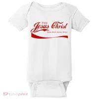 Enjoy Jesus Christ Thou Shalt Never Thirst Baby Bodysuit thumb 0