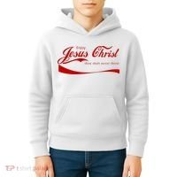 Enjoy Jesus Christ Thou Shalt Never Thirst Kids Hoodie thumb 4