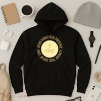 Eucharist Jesus Christ Presence Body Blood Soul Divinity Hoodie thumb 3