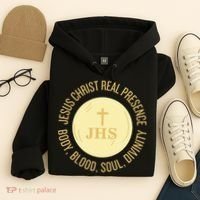 Eucharist Jesus Christ Presence Body Blood Soul Divinity Hoodie thumb 4