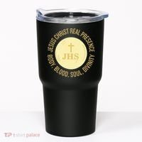 Eucharist Jesus Christ Presence Body Blood Soul Divinity Tumbler thumb 0