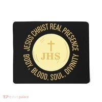 Eucharist Jesus Christ Presence Body Blood Soul Divinity Mousepad thumb 0
