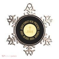 Eucharist Jesus Christ Presence Body Blood Soul Divinity Ornament thumb 0