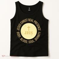Eucharist Jesus Christ Presence Body Blood Soul Divinity Tank Top thumb 2