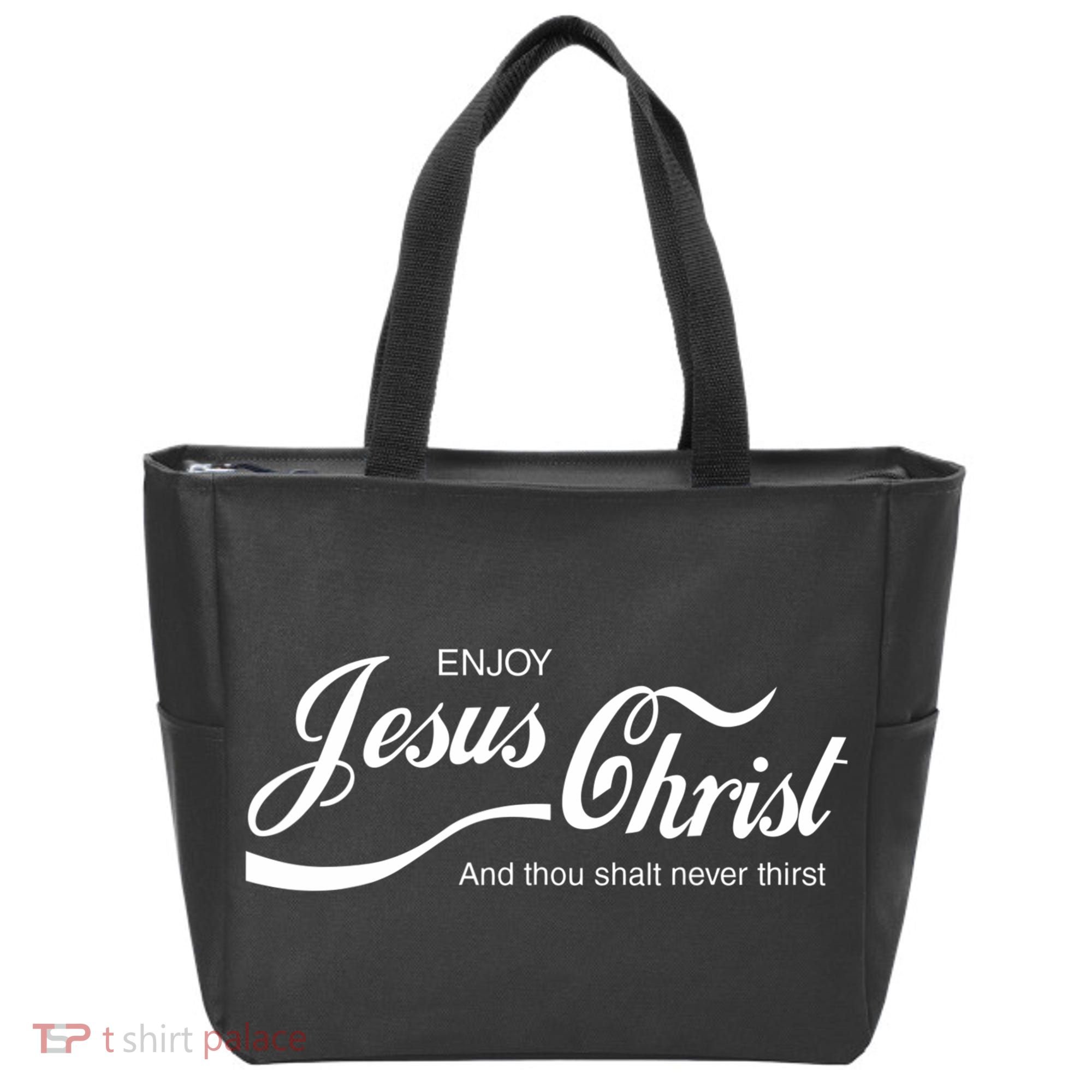 Enjoy Jesus Christ Tote Bag