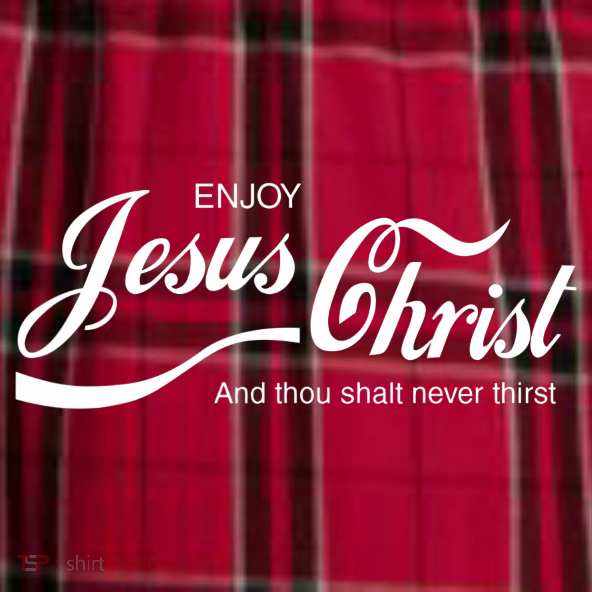 Enjoy Jesus Christ Men's Flannel Plaid Pajama Pants