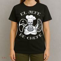 El Jefe De Chefe Funny Mexican Dad Boss Latino T-Shirt thumb 4