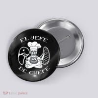 El Jefe De Chefe Funny Mexican Dad Boss Latino Button thumb 0