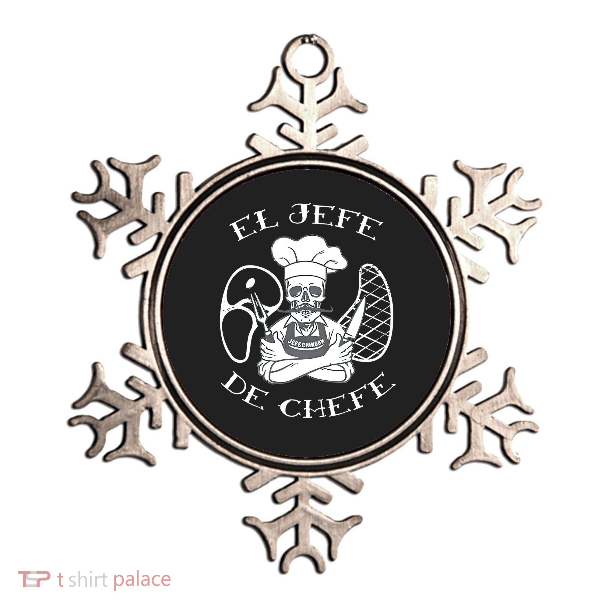 El Jefe De Chefe Funny Mexican Dad Boss Latino Ornament