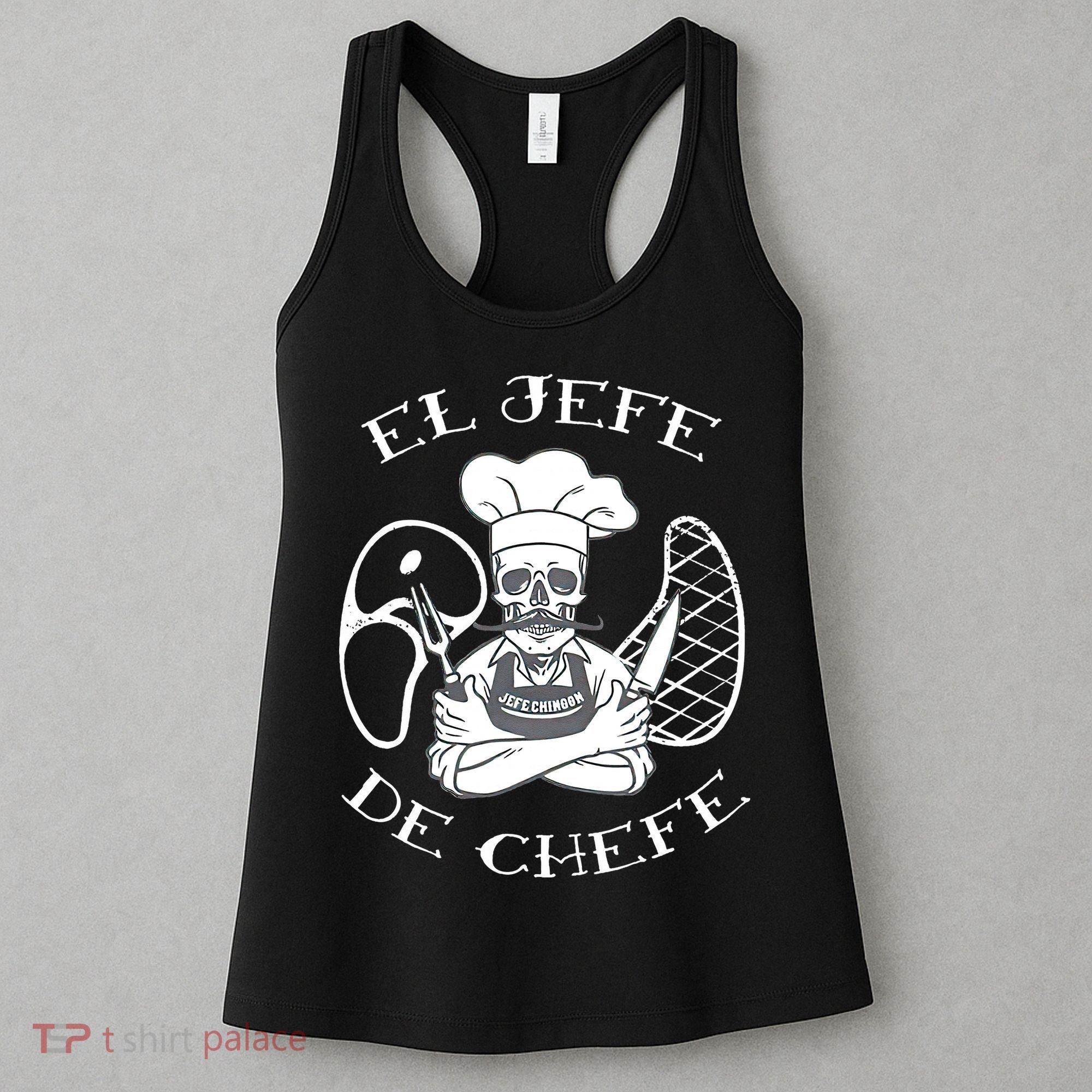 El Jefe De Chefe Funny Mexican Dad Boss Latino Women's Tank Top