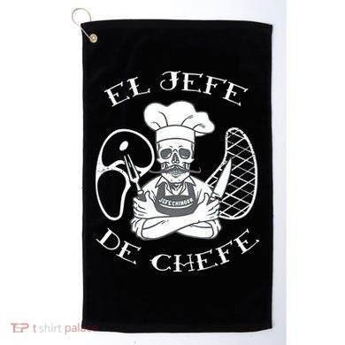 El Jefe De Chefe Funny Mexican Dad Boss Latino Golf Towel