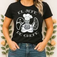 El Jefe De Chefe Funny Mexican Dad Boss Latino Women's T-Shirt thumb 2