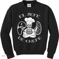 El Jefe De Chefe Funny Mexican Dad Boss Latino Kids Sweatshirt thumb 0