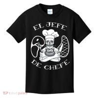 El Jefe De Chefe Funny Mexican Dad Boss Latino Kids T-Shirt thumb 0
