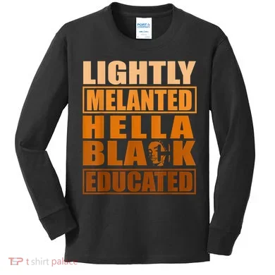 Educated Juneteenth Friend Kids Long Sleeve Shirt