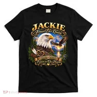 Eagle Jackie Forever Our Queen 2012-2026 RIP Tribute T-Shirt thumb 0
