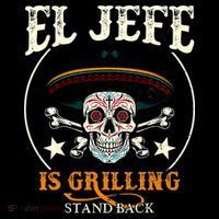 El Jefe Grilling Stand Back Funny Mexican Dad Playera Women's Hoodie thumb 2