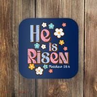Easter Jesus He Is Risen Christian Faith Girl Coaster thumb 0