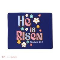 Easter Jesus He Is Risen Christian Faith Girl Mousepad thumb 0
