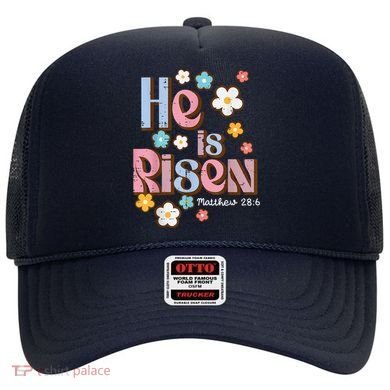 Easter Jesus He Is Risen Christian Faith Girl Hat