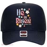 Easter Jesus He Is Risen Christian Faith Girl Hat thumb 0