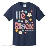 Easter Jesus He Is Risen Christian Faith Girl Kids T-Shirt thumb 0