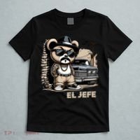 El Jefe Hip Hop Teddy Bear Lowrider Chicano Cholo T-Shirt thumb 5