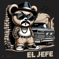 El Jefe Hip Hop Teddy Bear Lowrider Chicano Cholo Beanie thumb 2