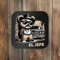 El Jefe Hip Hop Teddy Bear Lowrider Chicano Cholo Coaster thumb 0