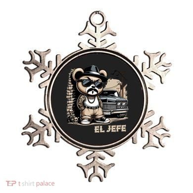 El Jefe Hip Hop Teddy Bear Lowrider Chicano Cholo Ornament