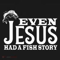 Even Jesus Had A Fish Story Ornament thumb 1