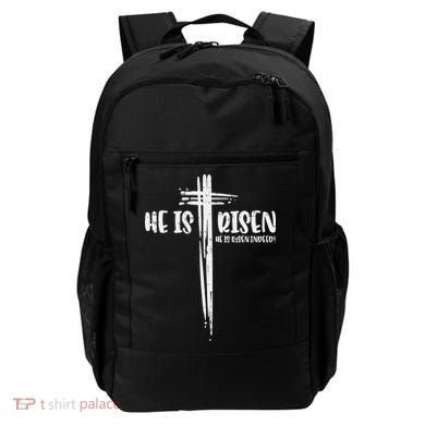 Easter Jesus He Is Risen Indeed Religious Christian Women Backpack