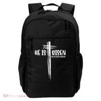 Easter Jesus He Is Risen Indeed Religious Christian Women Backpack thumb 0