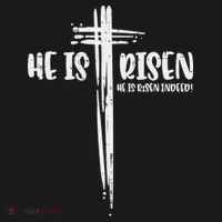Easter Jesus He Is Risen Indeed Religious Christian Women Women's Hoodie thumb 2