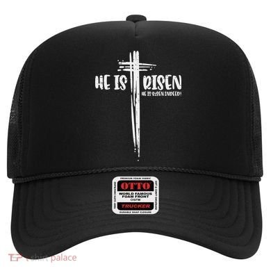 Easter Jesus He Is Risen Indeed Religious Christian Women Hat