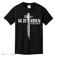 Easter Jesus He Is Risen Indeed Religious Christian Women Kids T-Shirt thumb 0