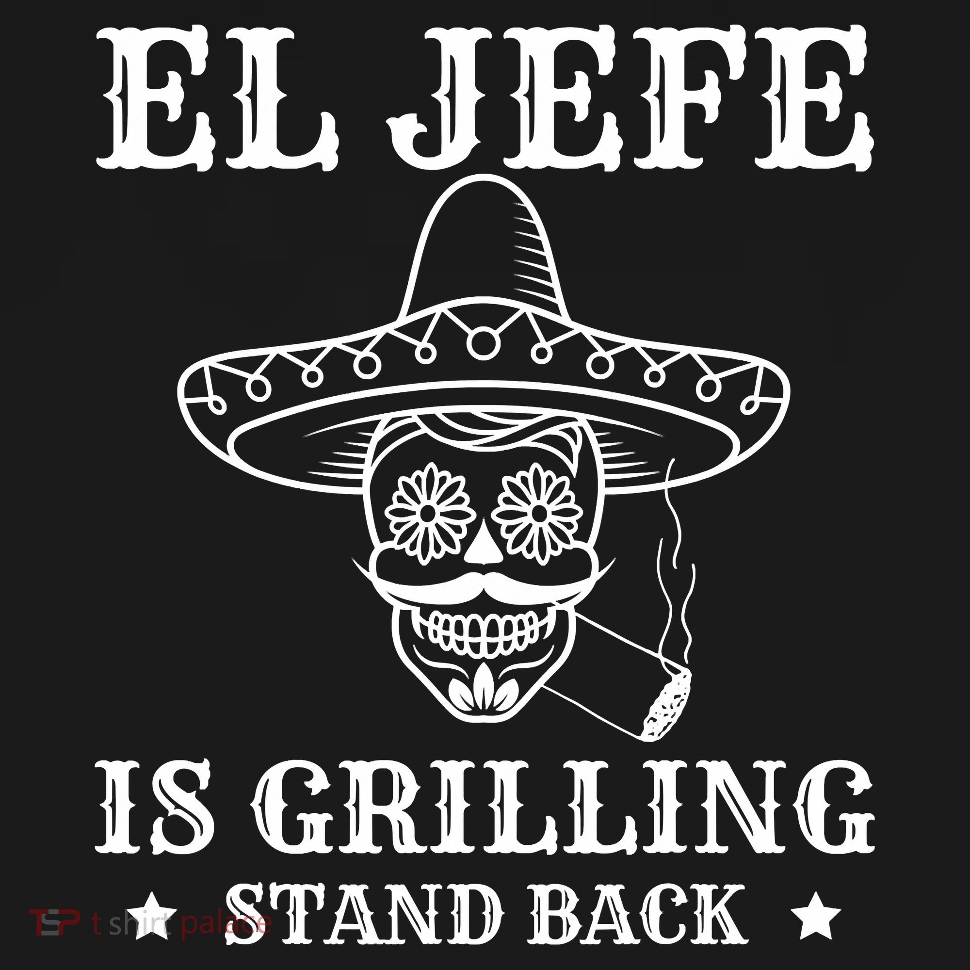 El Jefe Is Grilling Funny Mexican Dad BBQ Grill Women's Tank Top