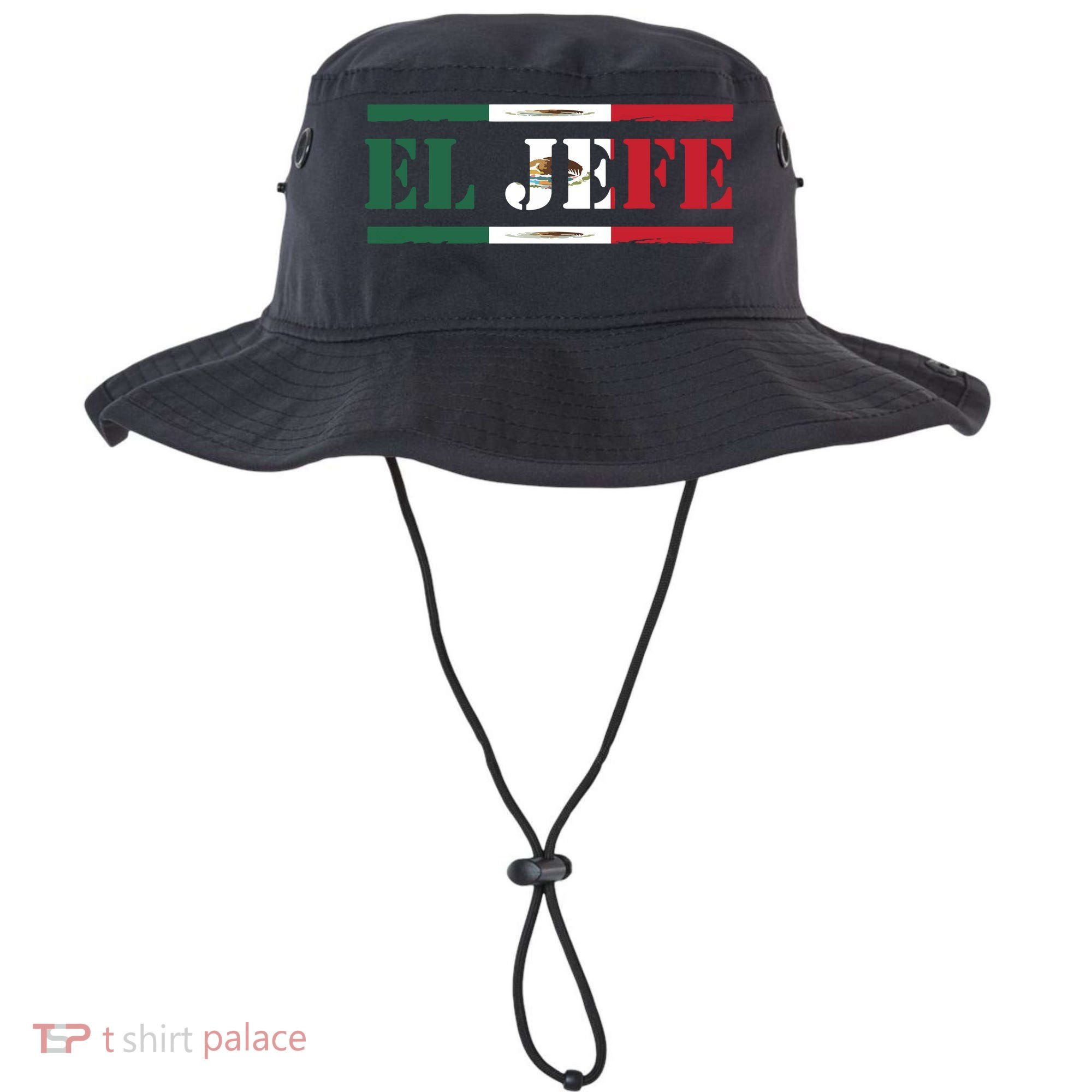 El Jefe Mexican Chef Hispanic Boss Mexico Dia De Los Muertos Bucket Hat