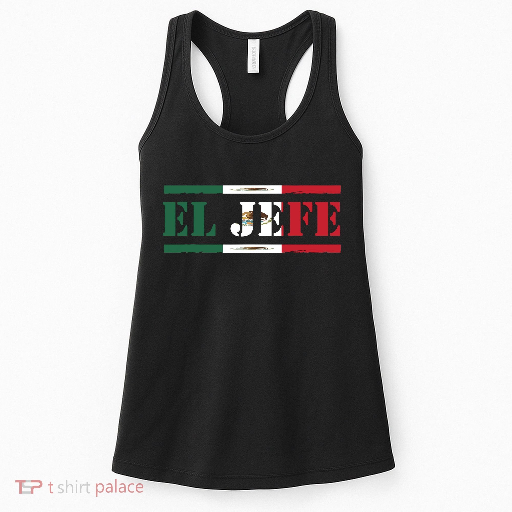 El Jefe Mexican Chef Hispanic Boss Mexico Dia De Los Muertos Women's Tank Top