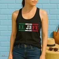 El Jefe Mexican Chef Hispanic Boss Mexico Dia De Los Muertos Women's Tank Top thumb 2