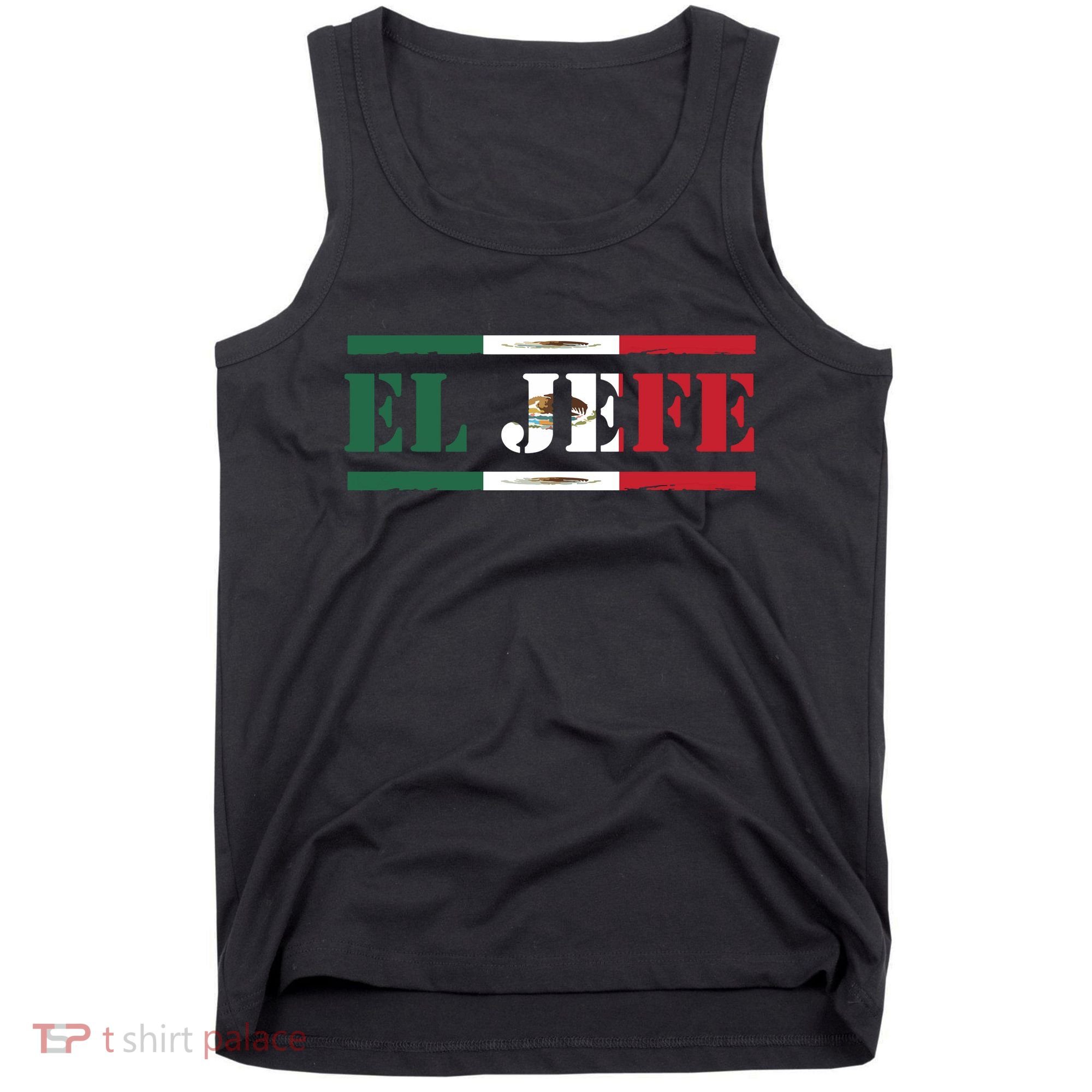 El Jefe Mexican Chef Hispanic Boss Mexico Dia De Los Muertos Tank Top