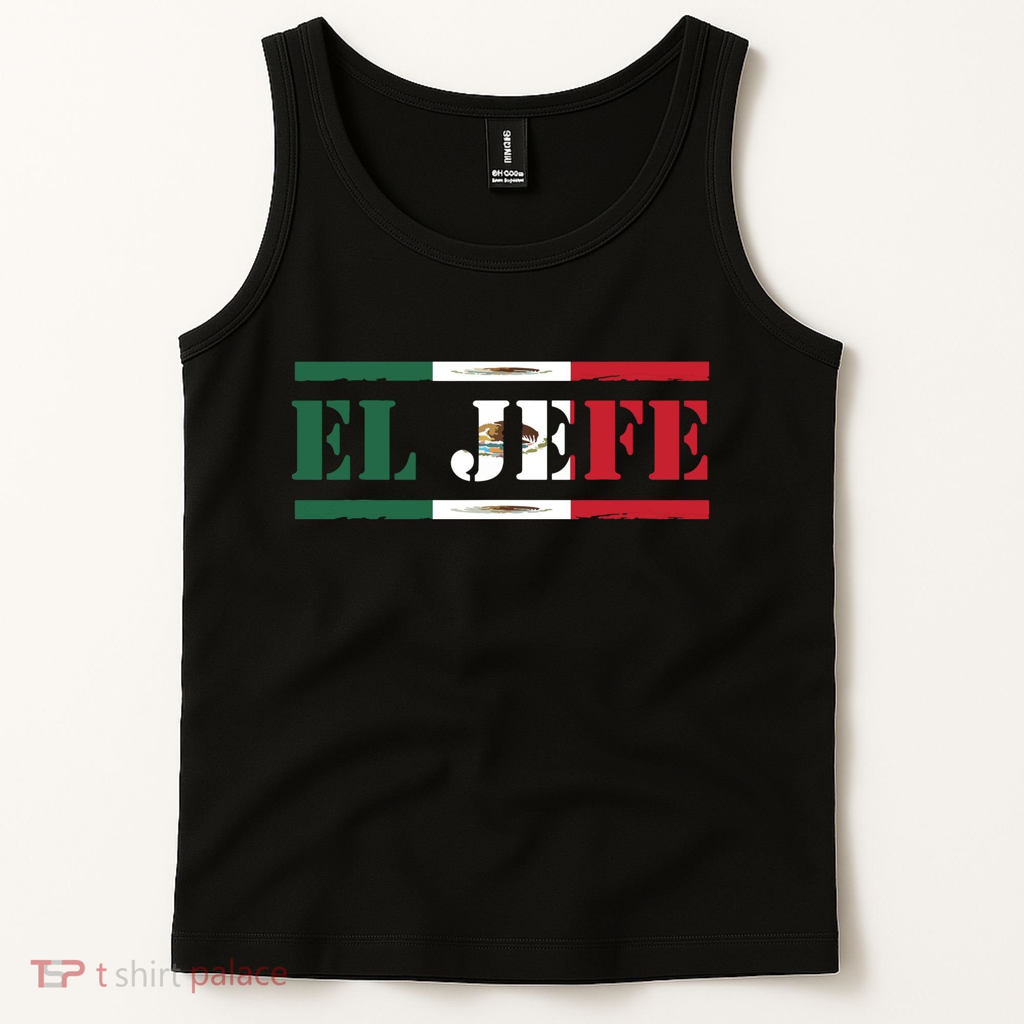 El Jefe Mexican Chef Hispanic Boss Mexico Dia De Los Muertos Tank Top