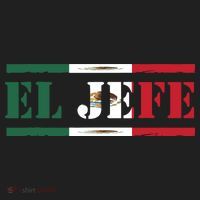 El Jefe Mexican Chef Hispanic Boss Mexico Dia De Los Muertos Golf Towel thumb 3