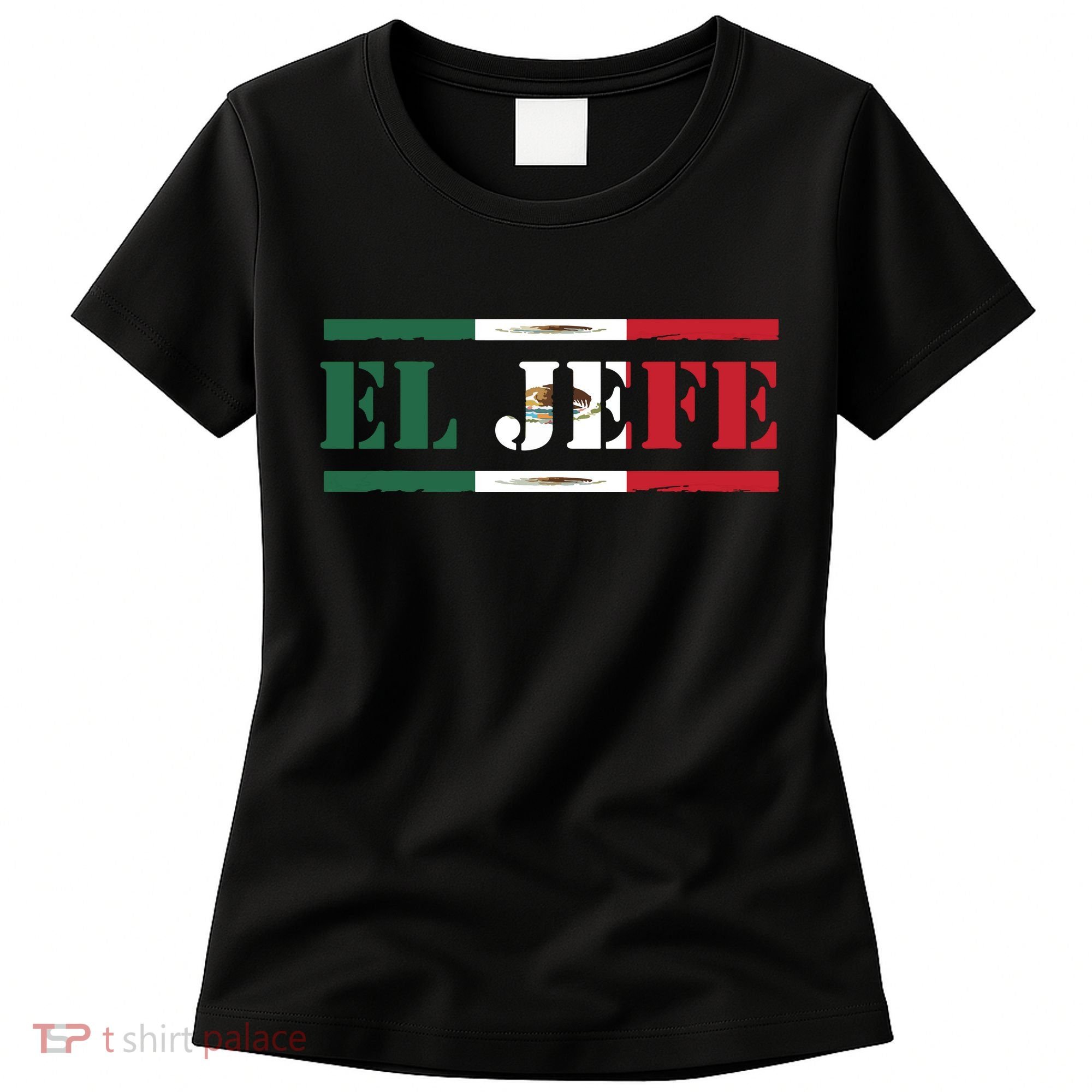 El Jefe Mexican Chef Hispanic Boss Mexico Dia De Los Muertos Women's T-Shirt