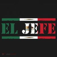 El Jefe Mexican Chef Hispanic Boss Mexico Dia De Los Muertos Women's T-Shirt thumb 6